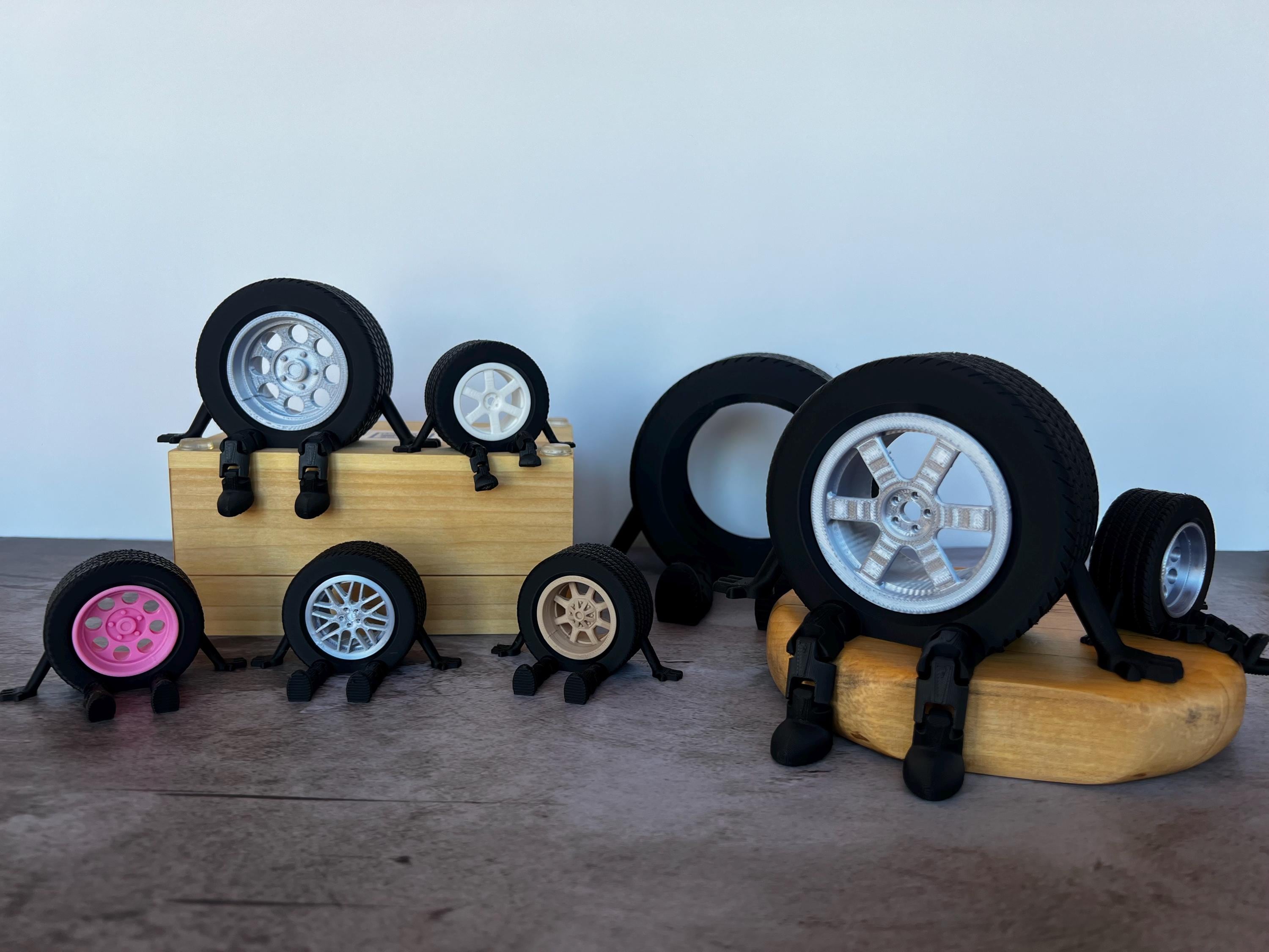 Wheel Buddy | Gift for Car Lovers, Gift For Him | Realistic Tire Design in Multiple Styles & Colors