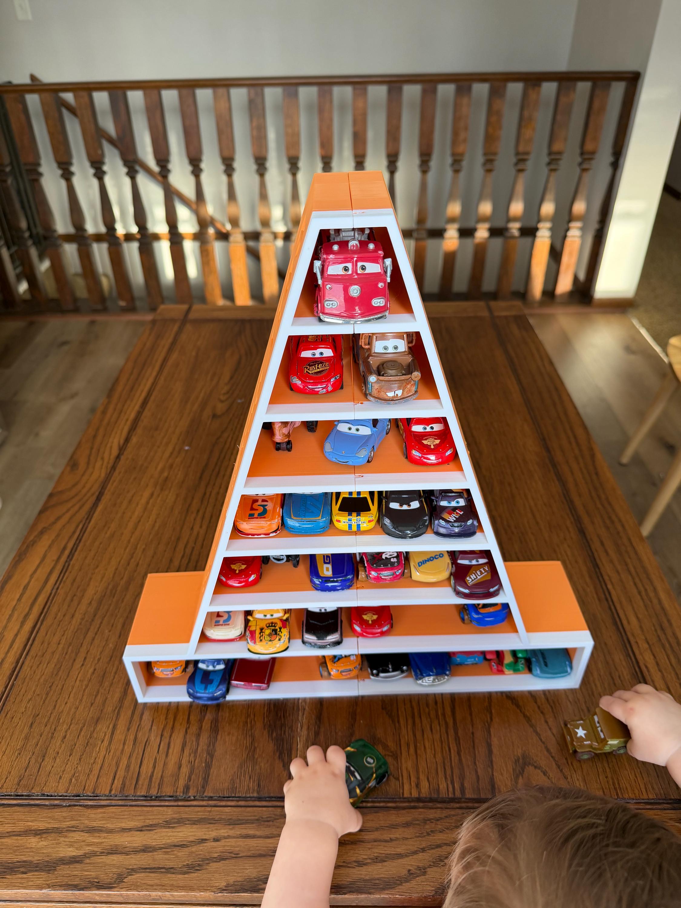 Giant Cars Cozy Cone Storage for Cars | Disney Cars Car Storage | Cozy Cone | Bedroom Decor | Disney Cars Decor | 1:55 Scale Storage Garage