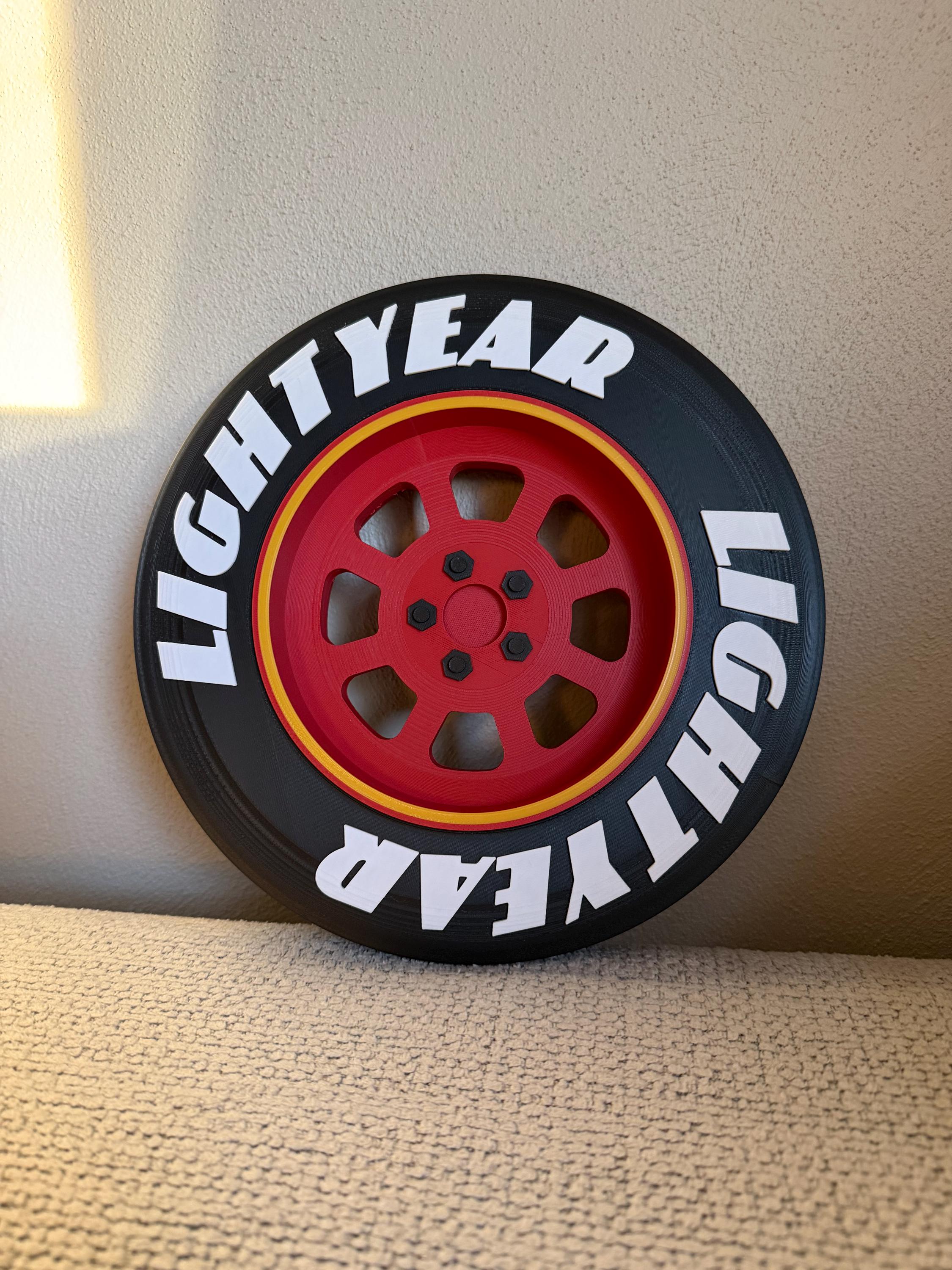 3D-Printed Cars-Inspired Racing Tire – Made for Wall Display