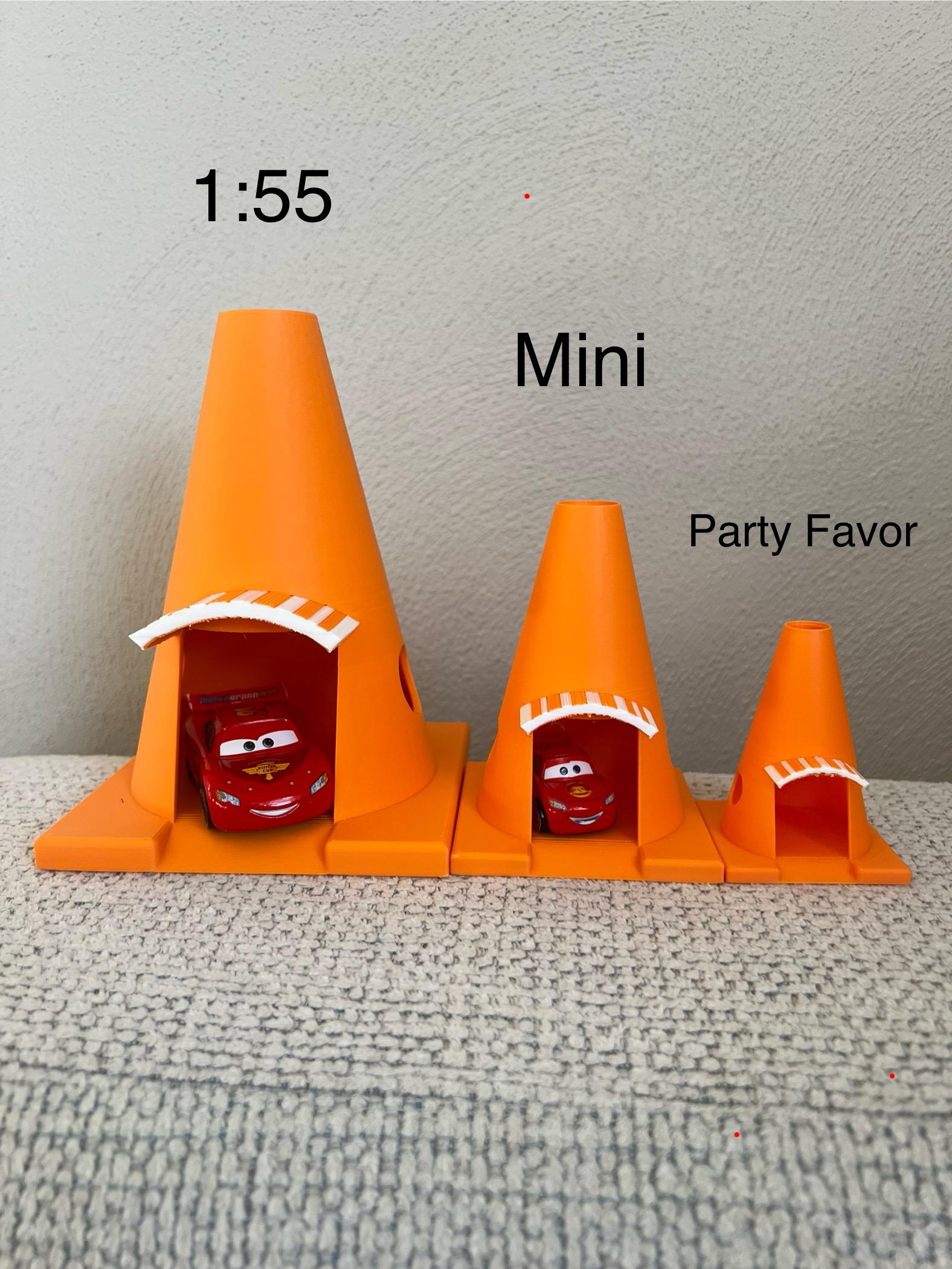 Cars Cozy Cone Replica | Gifts for Cars Collectors | Cars Diorama Set Pieces | Gifts for Kids