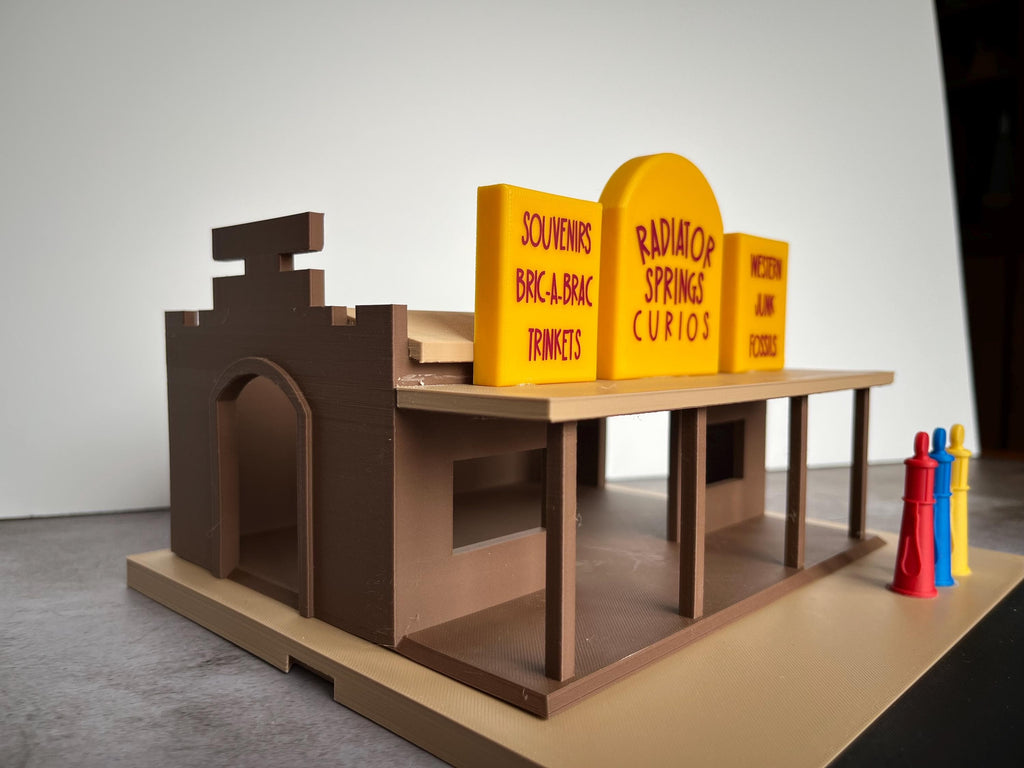 Route 66 Town, Model Town, Old West Gift Shop Playset