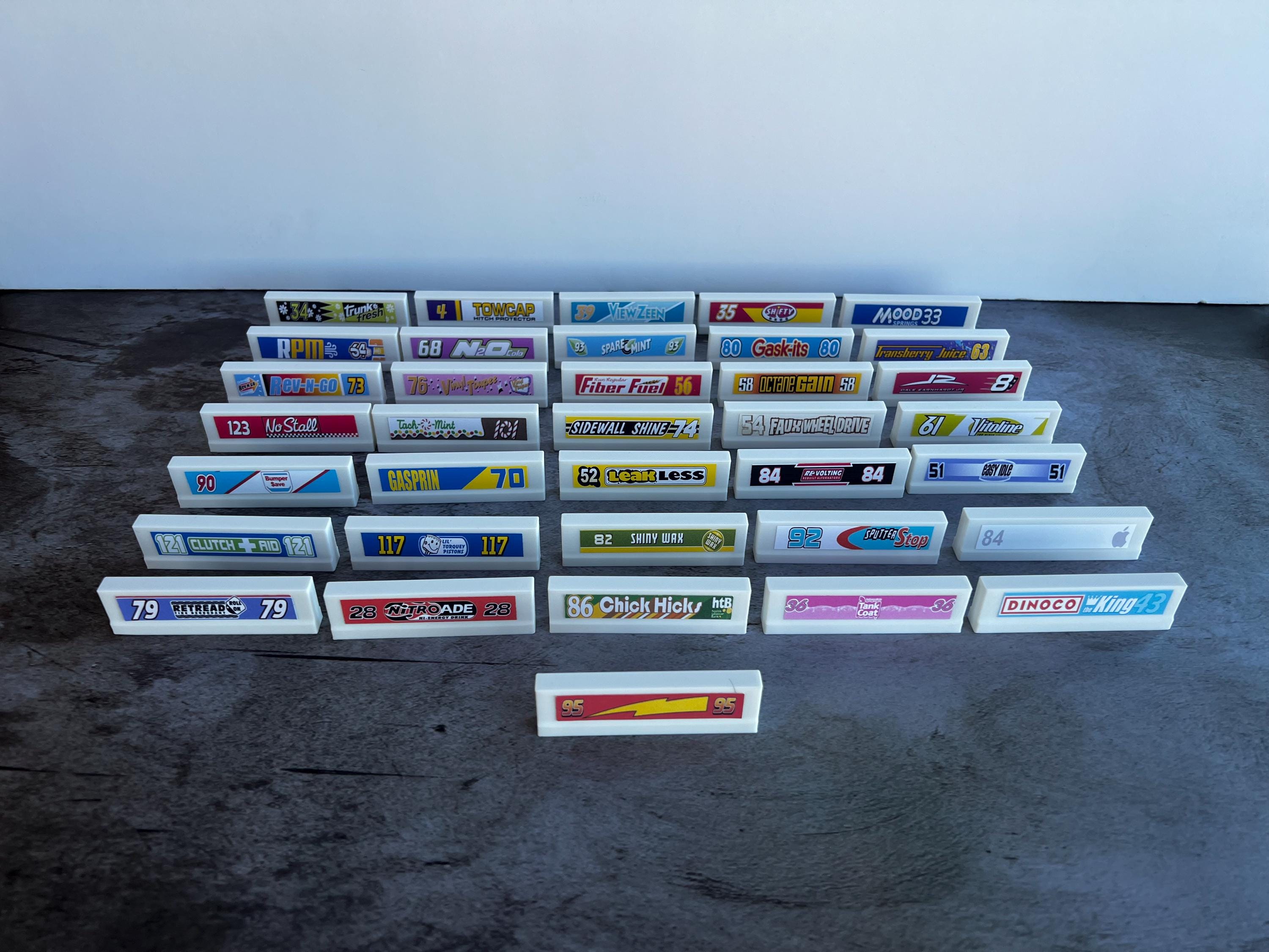 Pit Lane Barrier Set | Cars Accessories | 3D Printed Pit Lane Barrier | Diorama Accessories | Piston Cup Teams