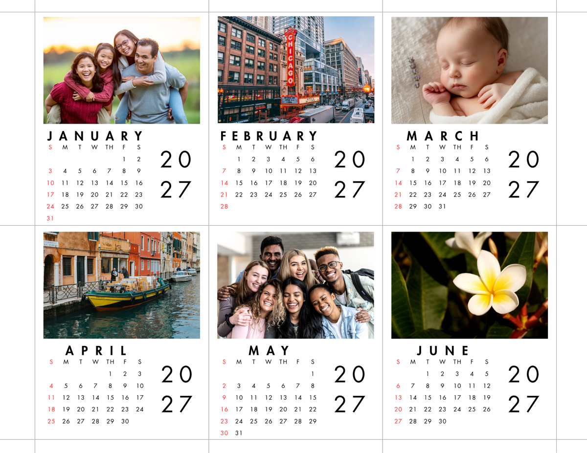 Custom Photo Calender