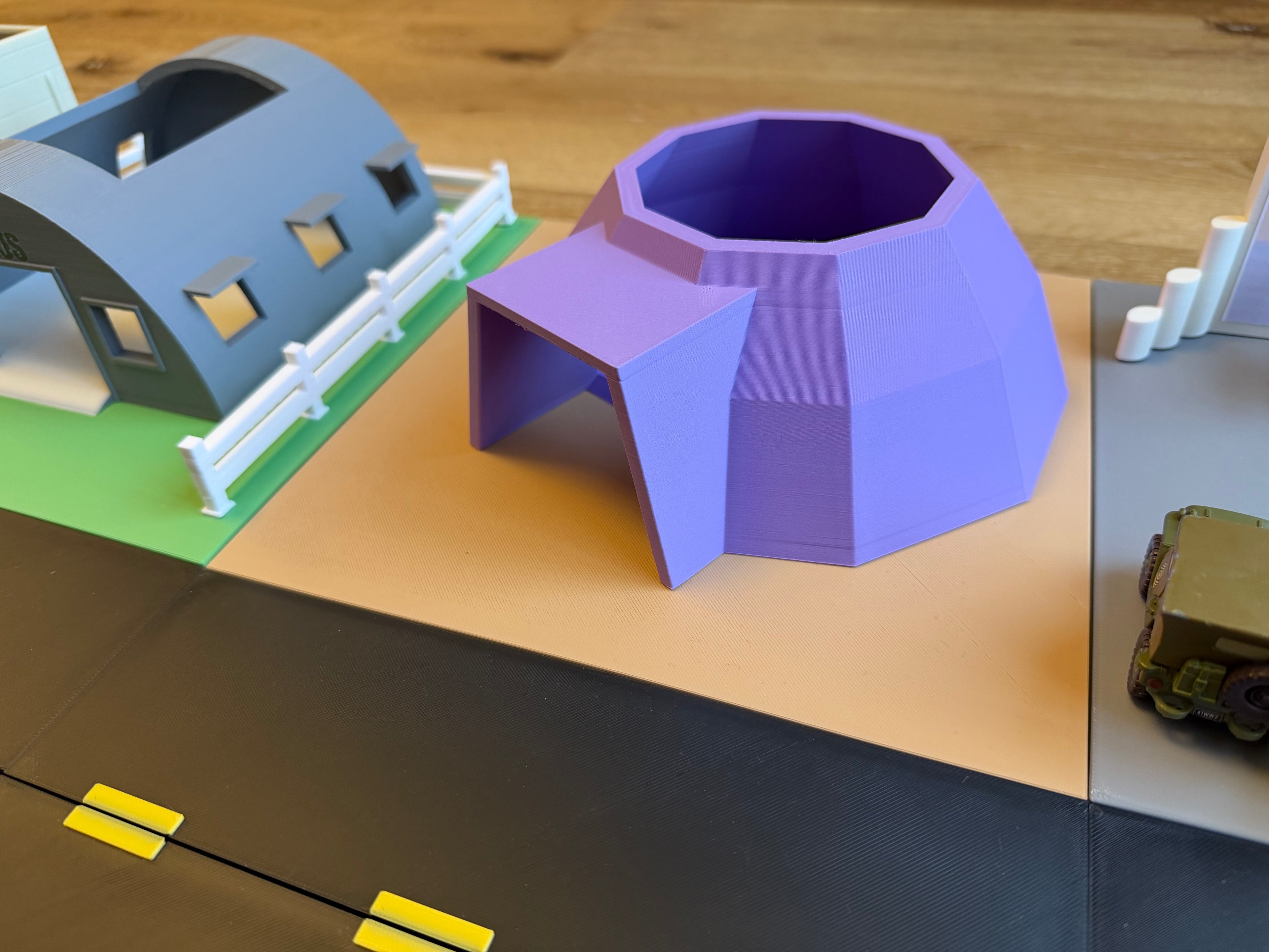 Route 66 Town, Model Town, Hippie Hut, Filmore's Taste-In Playset