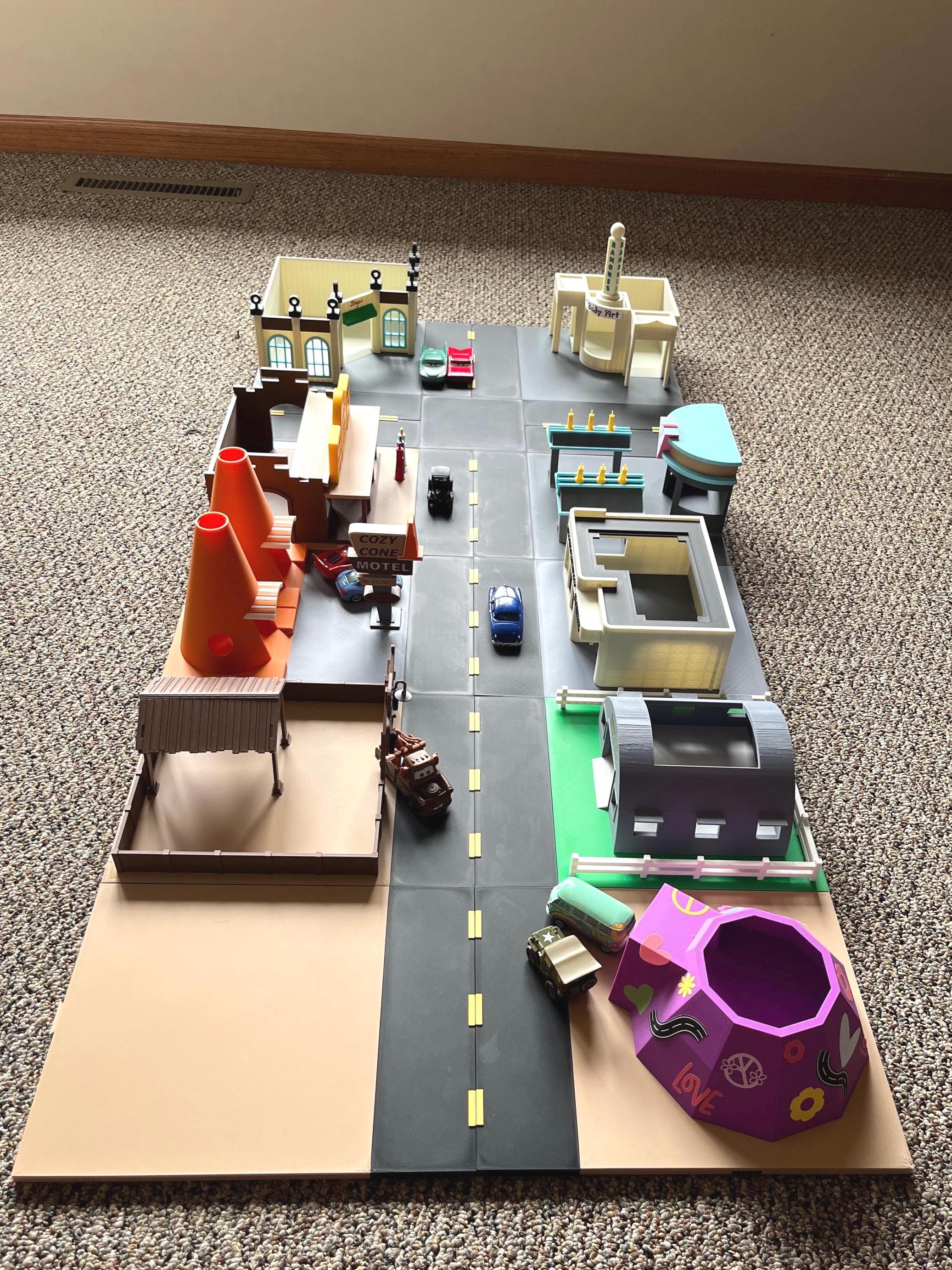 Route 66 Town, Model Town, Tire Shop Playset | Luigi's Casa Della Tires