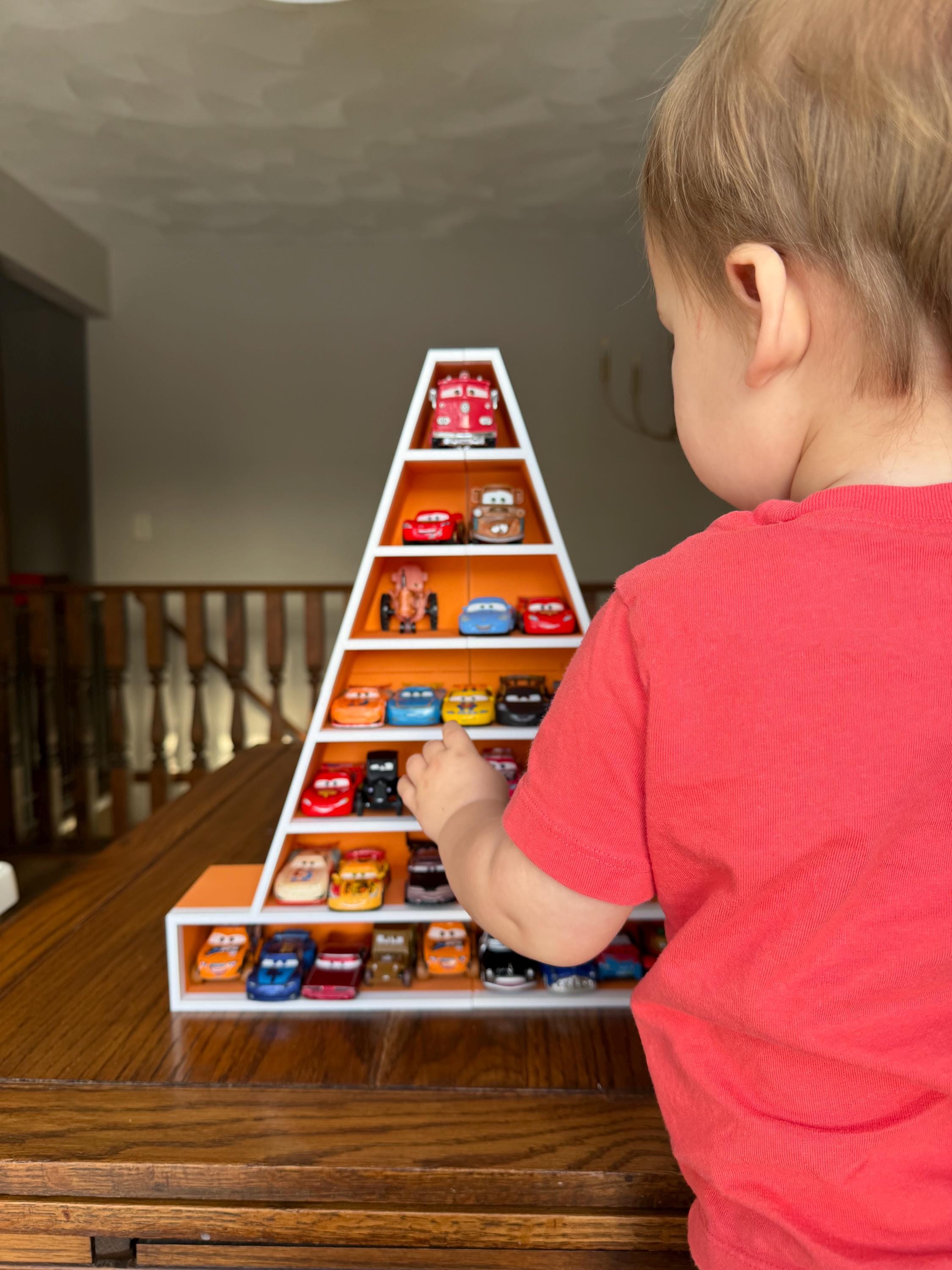 Giant Cars Cozy Cone Storage for Cars | Disney Cars Car Storage | Cozy Cone | Bedroom Decor | Disney Cars Decor | 1:55 Scale Storage Garage